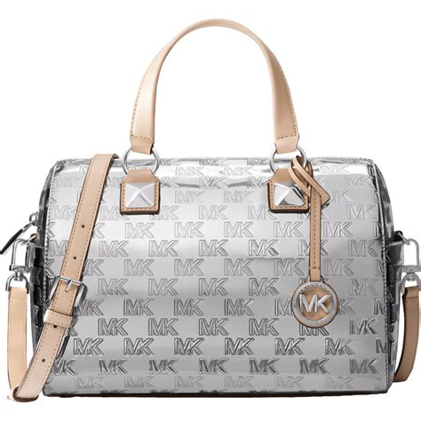 Michael Kors Grayson Medium Duffle Satchel Bag 